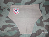 Original WWII German RAD Swim Shorts 1937 Named Reichsarbeitsdienst