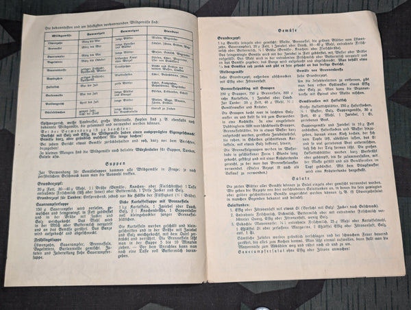 German Wild Fruits and Vegetables Recipe Book