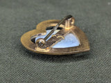 Small US Eagle Heart Sweetheart Pin