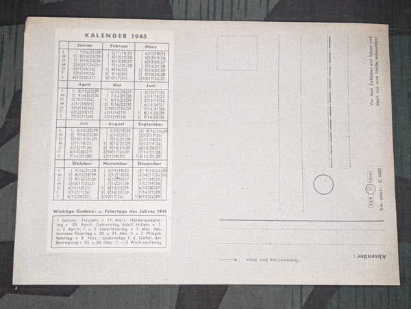 1945 Letter Paper