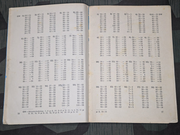Heimat und Volk Math Workbook Student Book 1937