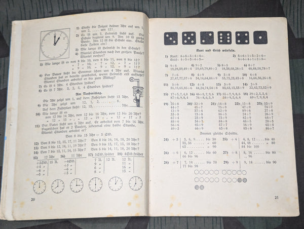 Heimat und Volk Math Workbook Student Book 1937