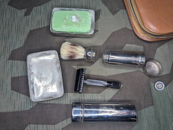 German Leather Toiletry Kit
