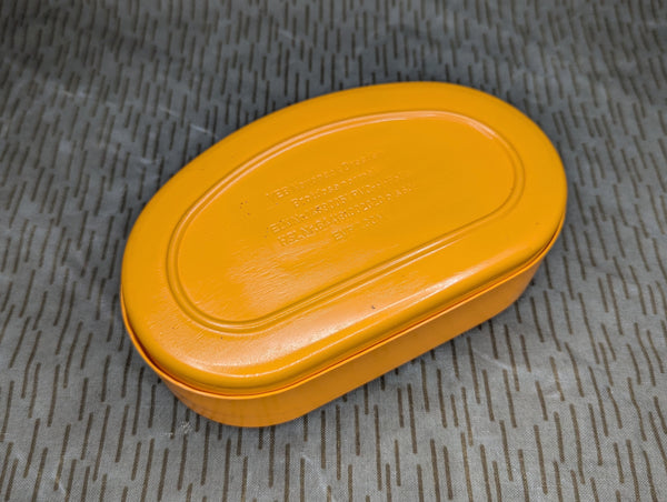 East German Orange Bread Container