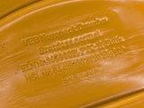 East German Orange Bread Container