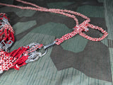 Red and Gray Net Backpack