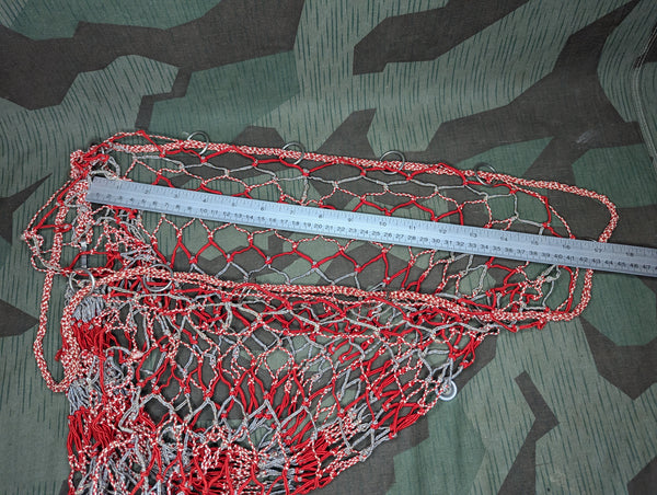 Red and Gray Net Backpack