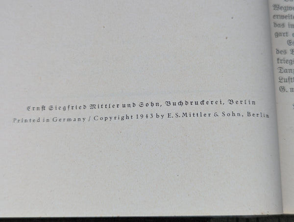 1943 German Book on Aerial Photography for Cartography