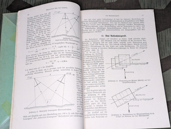 1943 German Book on Aerial Photography for Cartography