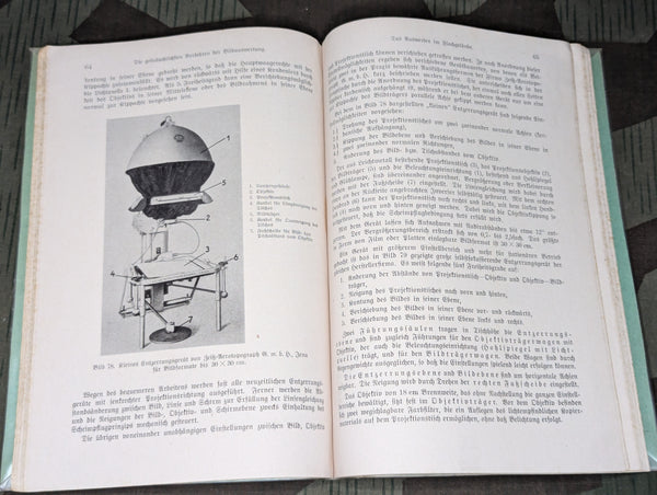 1943 German Book on Aerial Photography for Cartography