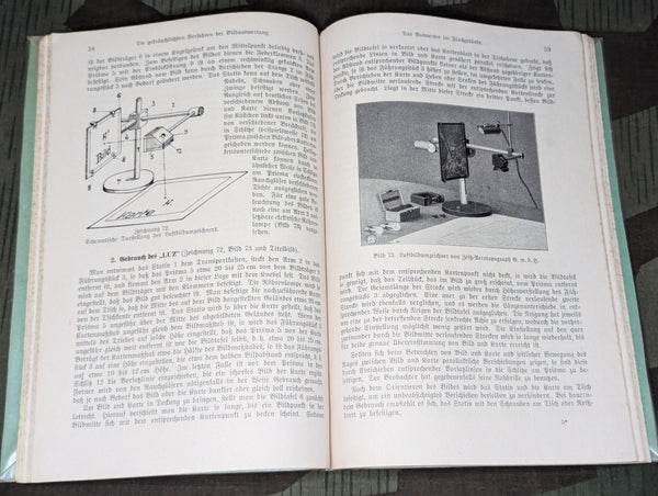 1943 German Book on Aerial Photography for Cartography