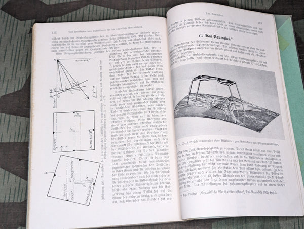 1943 German Book on Aerial Photography for Cartography