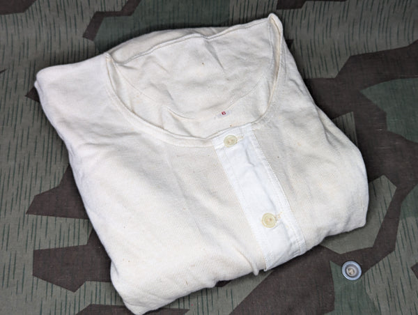 German White Knit Long Sleeve Undershirt Size 6