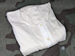 German White Knit Long Sleeve Undershirt Size 6
