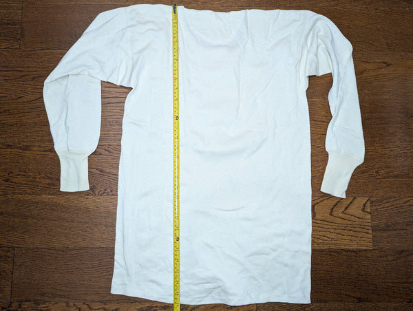 German White Knit Long Sleeve Undershirt Size 6