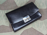 NOS German Black Wallet with Coin Purse