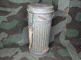 1939 German Tall Gas Mask Can