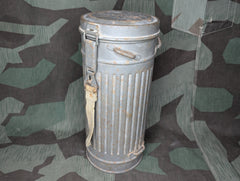 1939 German Tall Gas Mask Can