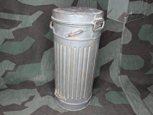 1939 German Tall Gas Mask Can