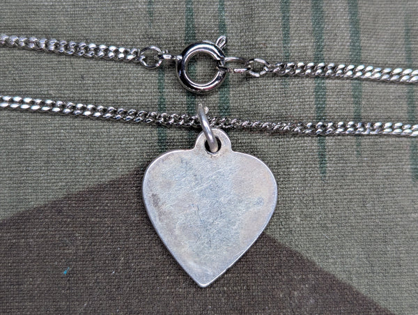 "Ich Hab Dich Lieb" Heart Necklace