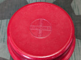 Original Trumpf Red Butterdish