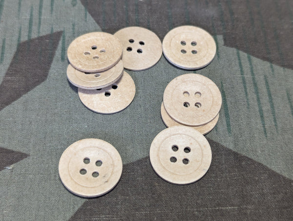 Original Pressed Paper 19mm Buttons (Set of 10)