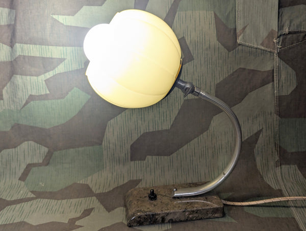 Period German Marble Base Desk Lamp