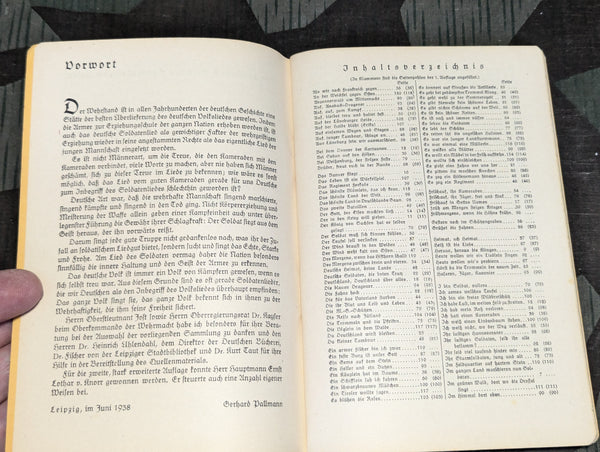 Song Book For Wehrmacht and Volk Soldaten Kameraden