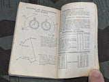 Wehrmacht 1945 Merkbuch Pocket Calendar Book AS-IS