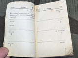 Wehrmacht 1945 Merkbuch Pocket Calendar Book AS-IS