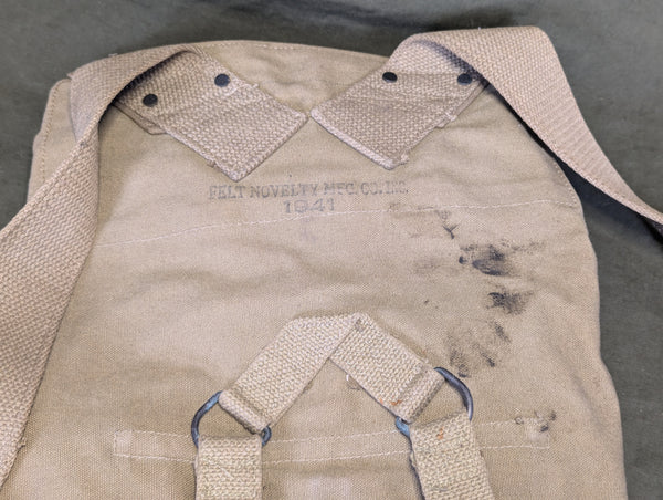 Nice Original US M1928 Pack Felt Novelty Mfg. Co. Inc. 1941