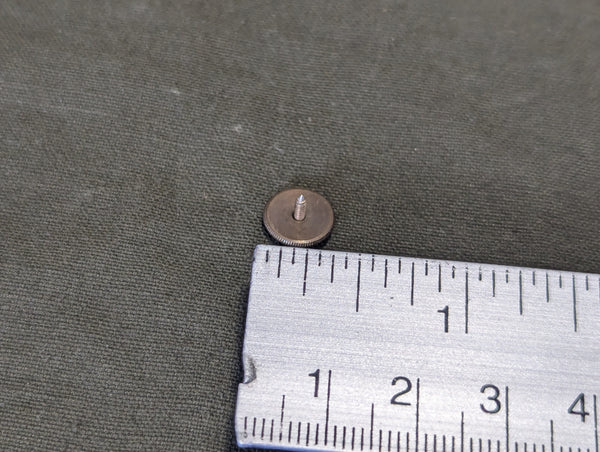 Tiny Cross Pin Screw Back (Chaplain?)