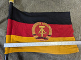 East German Flag on Pole