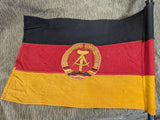 East German Flag on Pole
