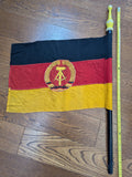 East German Flag on Pole