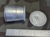 Collapsible Aluminum Cup With Sailboat Lid