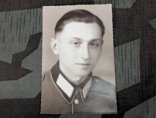 German Soldier Studio Portrait Post Card
