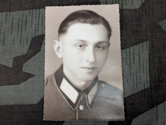 German Soldier Studio Portrait Post Card