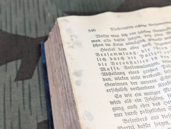 Water Damaged Mein Kampf 1934