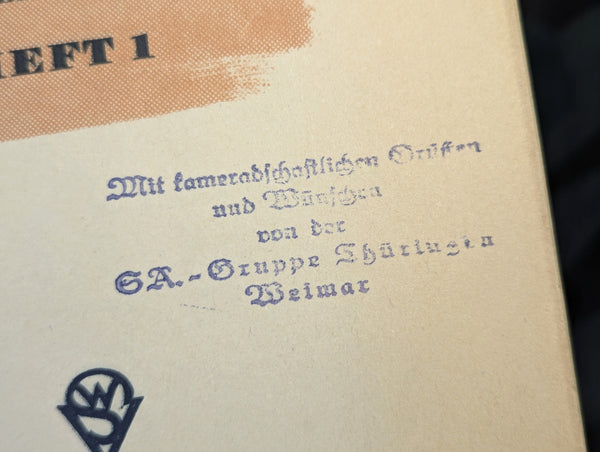 Book of Games für Unsere Soldaten Gift from the SA