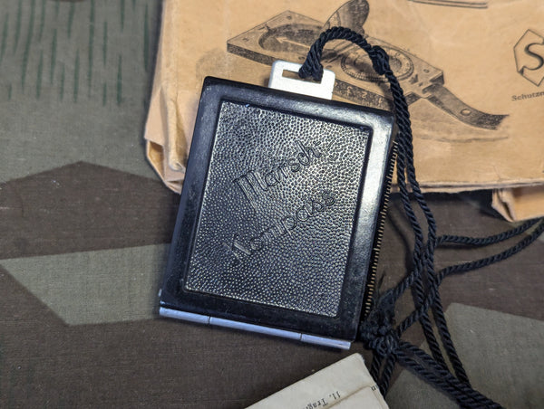D.R.P. Marsch Kompass Compass with Lanyard, Bag, Instructions