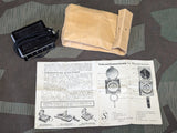 D.R.P. Marsch Kompass Compass with Lanyard, Bag, Instructions