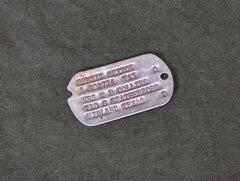 Bertie Sexton WAC Dogtag (Aviation Cadet)
