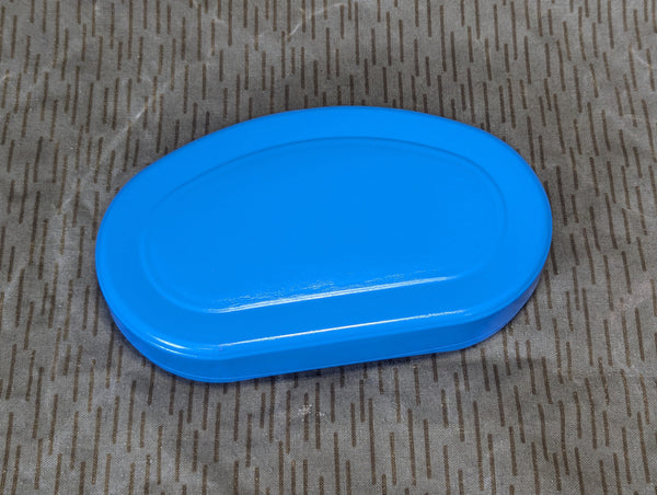 East German Blue Bread Container