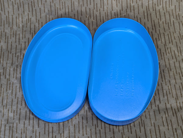 East German Blue Bread Container