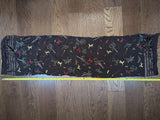 German Forest Animal / Hunting Novelty Print Scarf