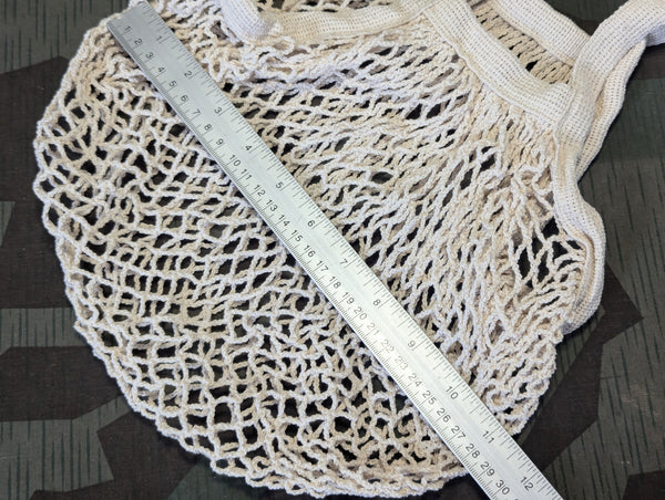 White Cotton Net Shopping Bag Einkaufnetz