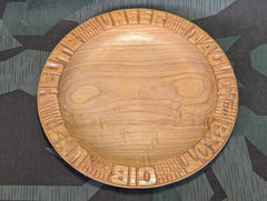 Unser Täglich Brot Gib Uns Heute Wood Bread Plate