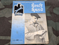 Kraftfahrzeug Handwerk Heft 43 28 Oktober 1939 Krafthand