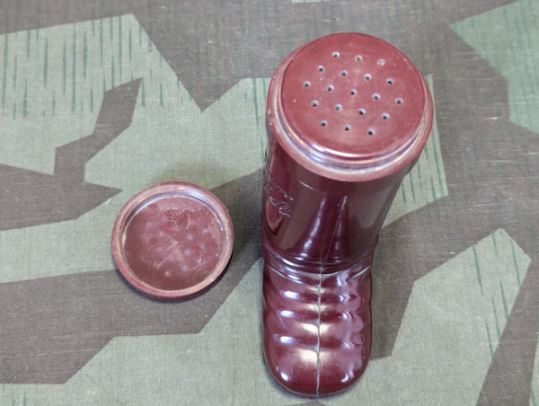 Puder Stiefel Bakelite Boot Powder Container Pudan